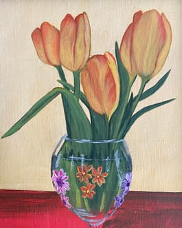 Tulips on My Table
